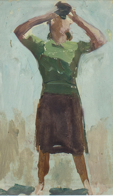 Ромадин Николай Михайлович. На поле